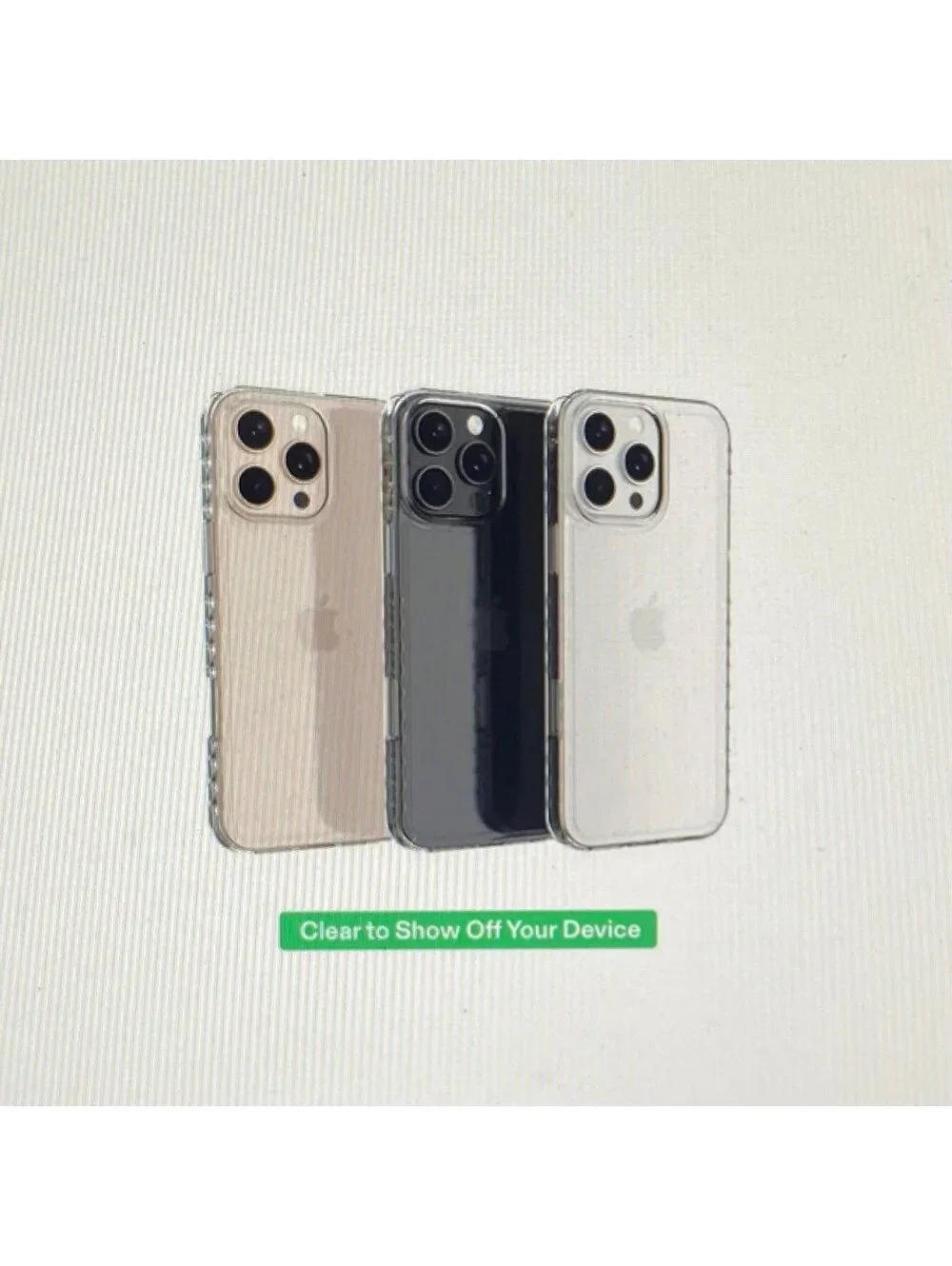 Onn Case for iPhone 16 Pro Max Clear